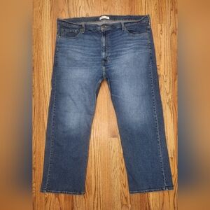 New, Levi's Men's Straight Fit Blue Jeans, Size: W46 L30